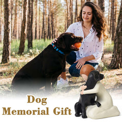 Figura memorial Lnrkai de Labrador, homenaje cálido para el hogar.