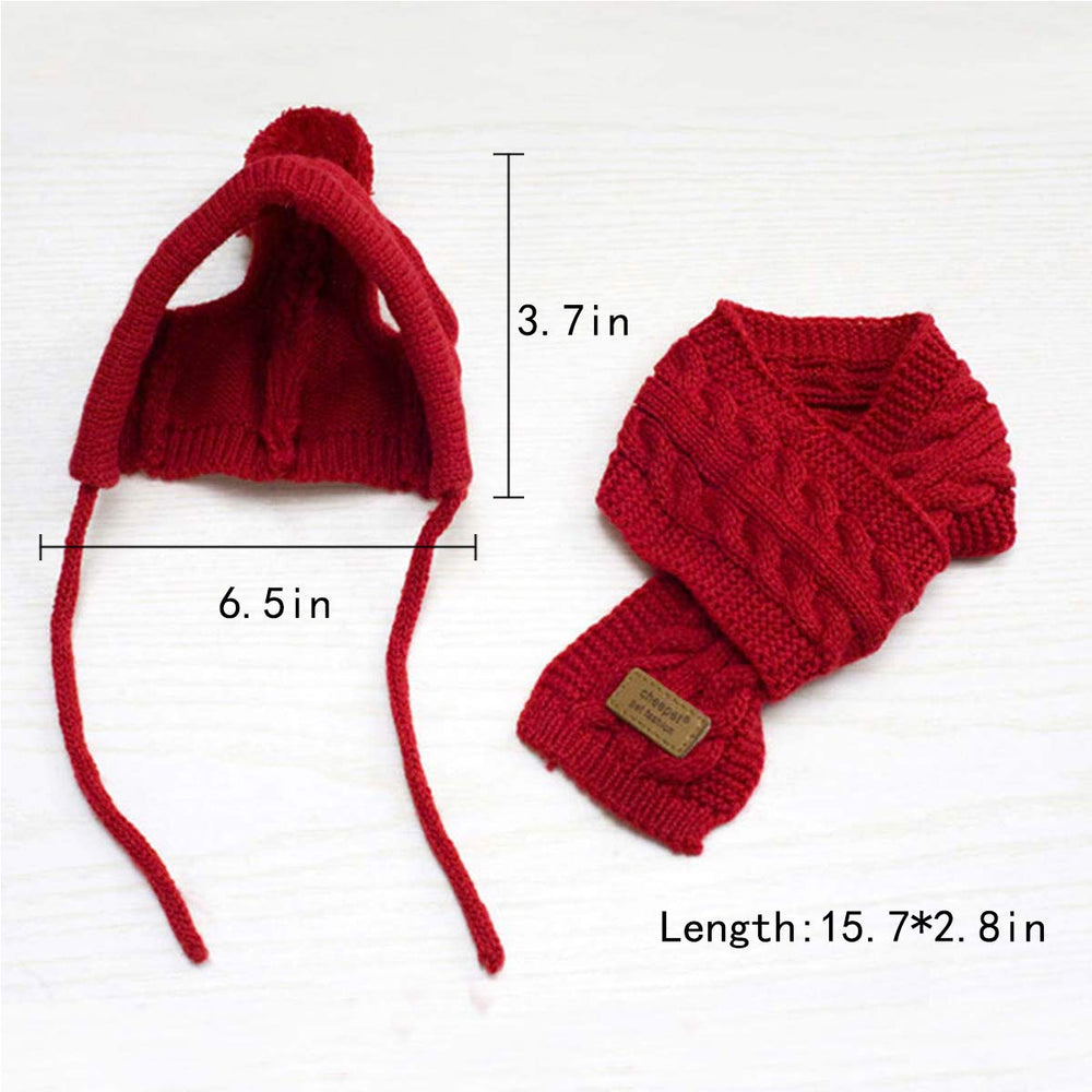 Lobagve Van Caro knit hat close-up highlights cashmere-like softness for pets