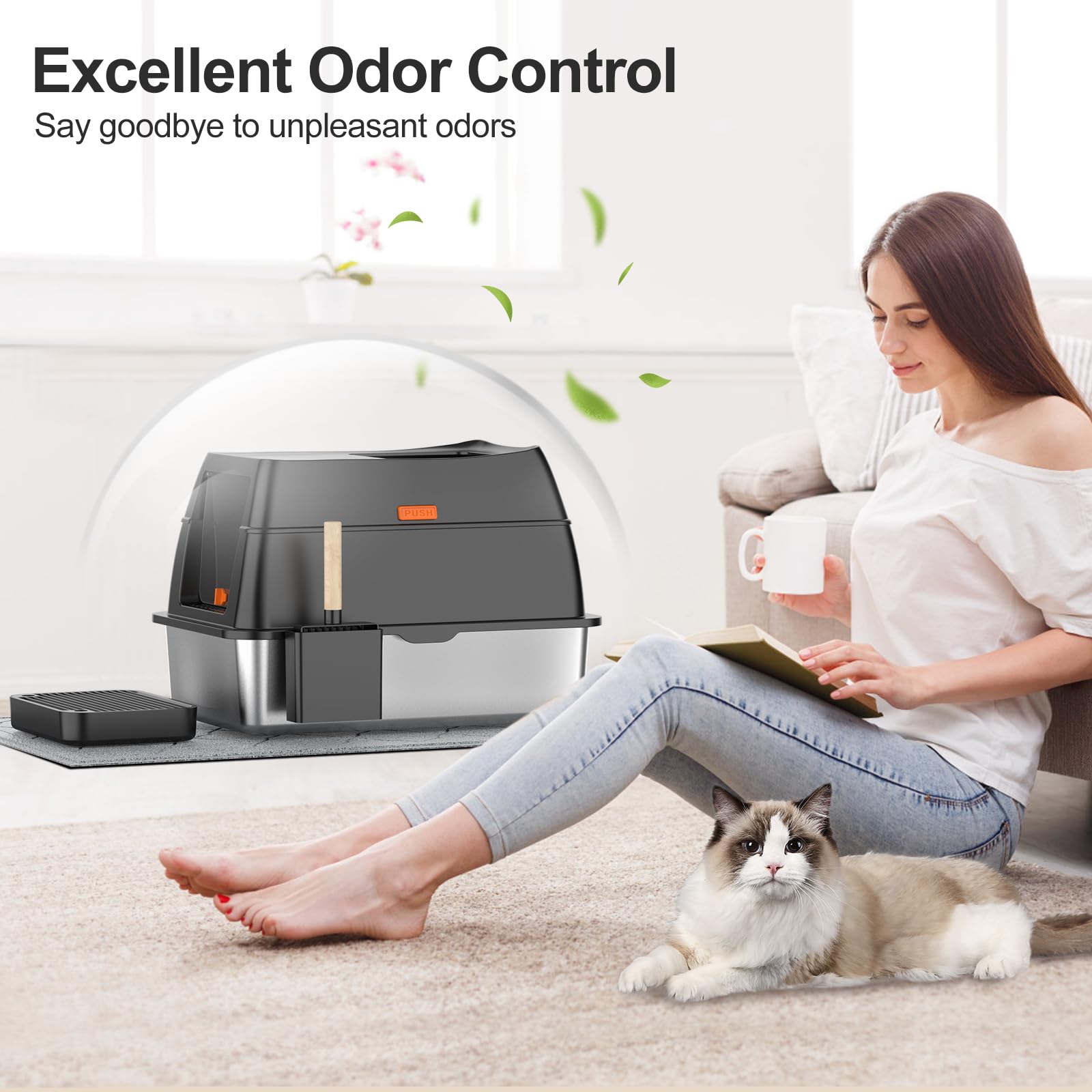 Lobeve filter pedal — ergonomic entry assist for seniors and short cats