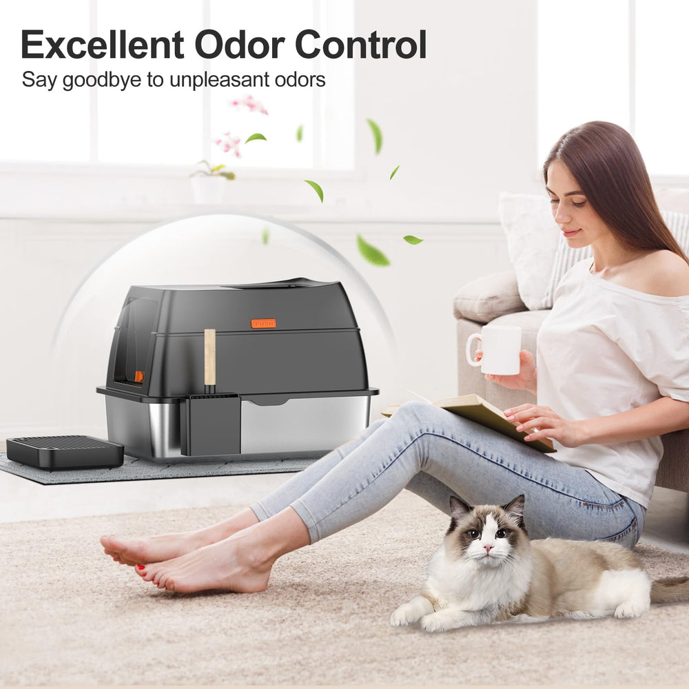 Lobeve filter pedal — ergonomic entry assist for seniors and short cats