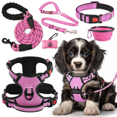 Lobeve No-Pull Harness front view shows comfort during walks