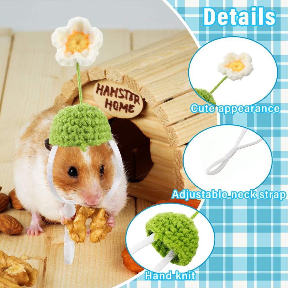 Locmeo pets winter Christmas hats set for festive dress-up and photos.