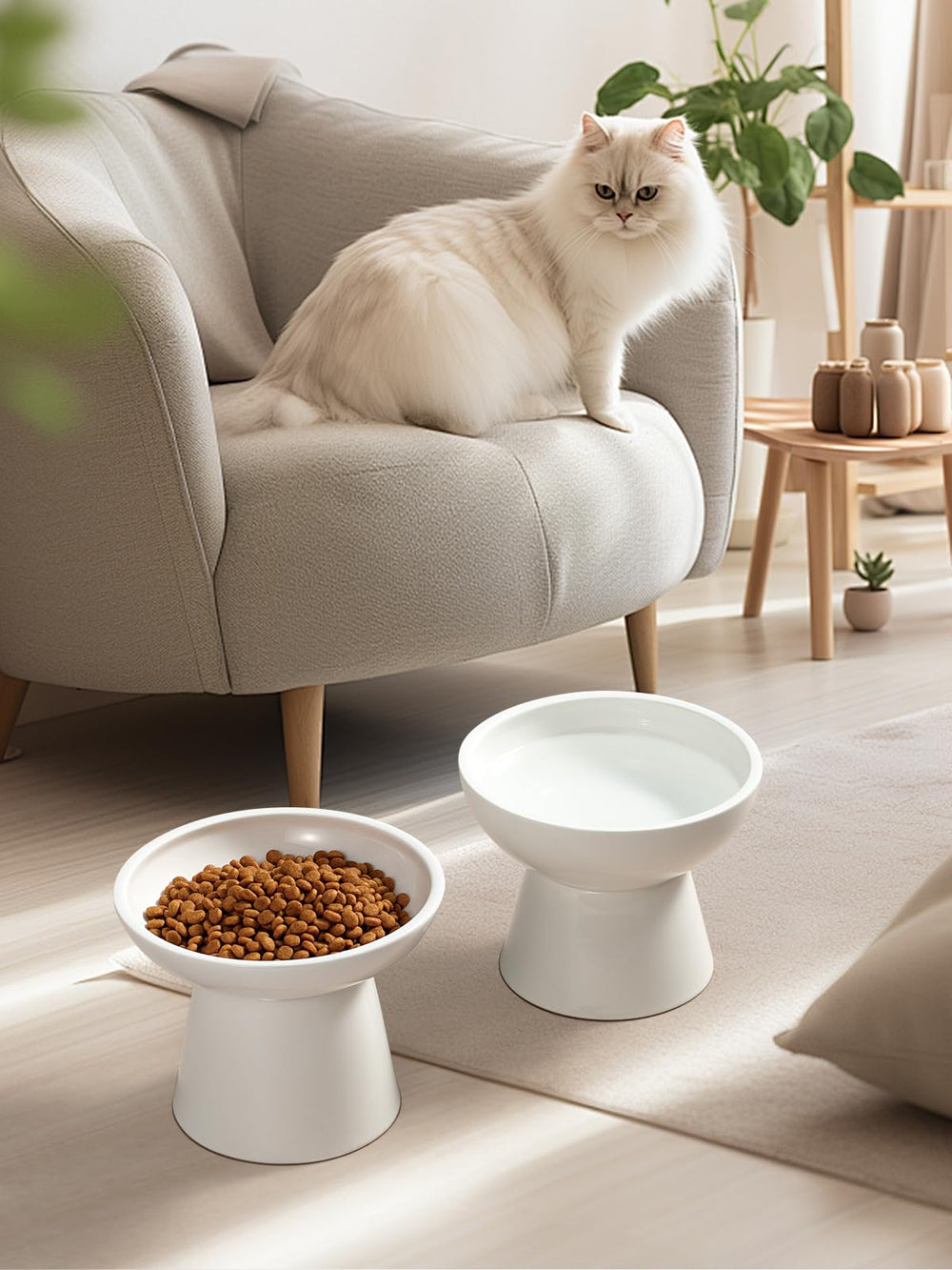LoeJan modern aesthetic design in white for stylish home decor.
