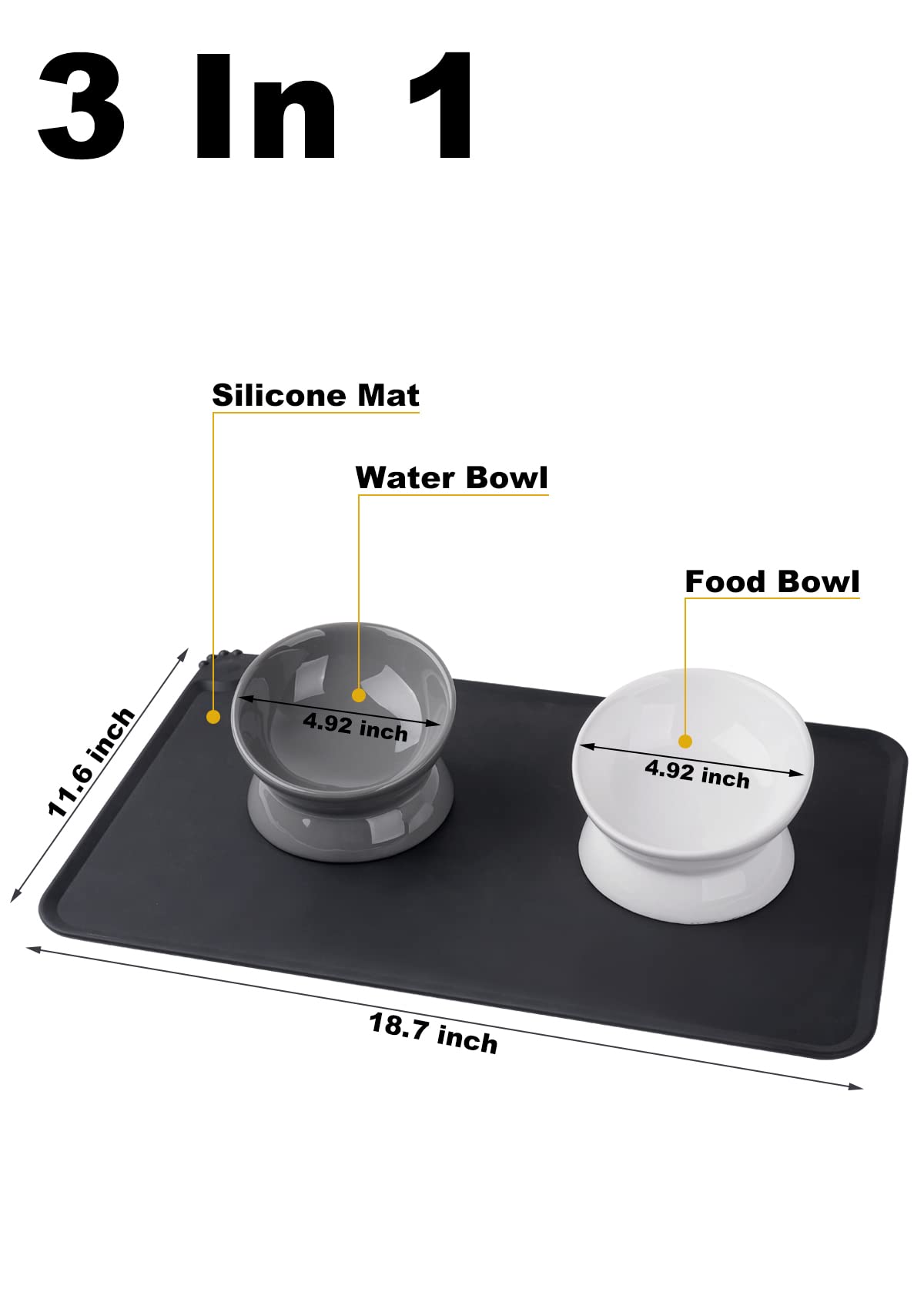 LoeJan cat bowl in dishwasher-safe ceramic showcasing easy cleaning for busy households