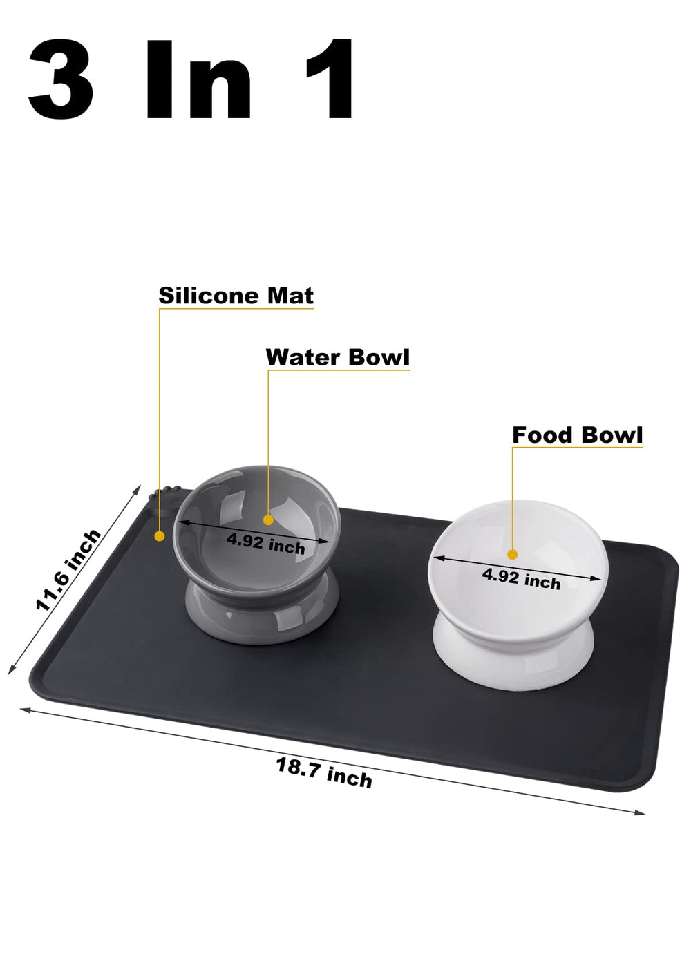 LoeJan cat bowl in dishwasher-safe ceramic showcasing easy cleaning for busy households