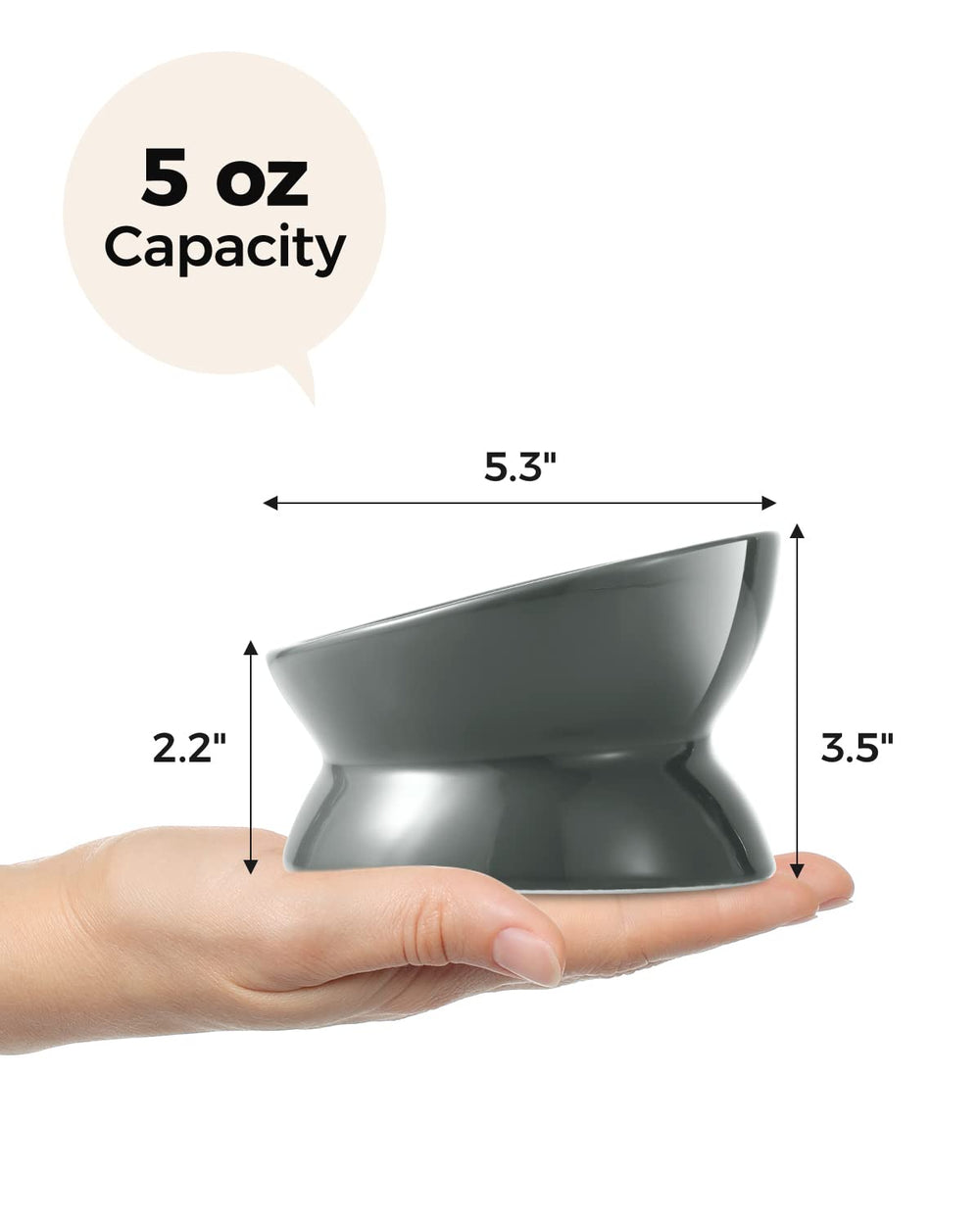 LoeJan ceramic bowl is microwave and dishwasher safe for easy cleaning