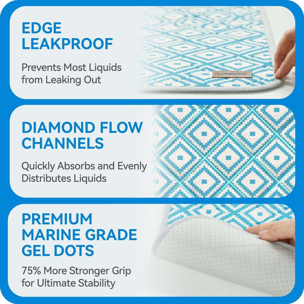 Loesuona 72x72 pee pad offers ample coverage for large dogs.