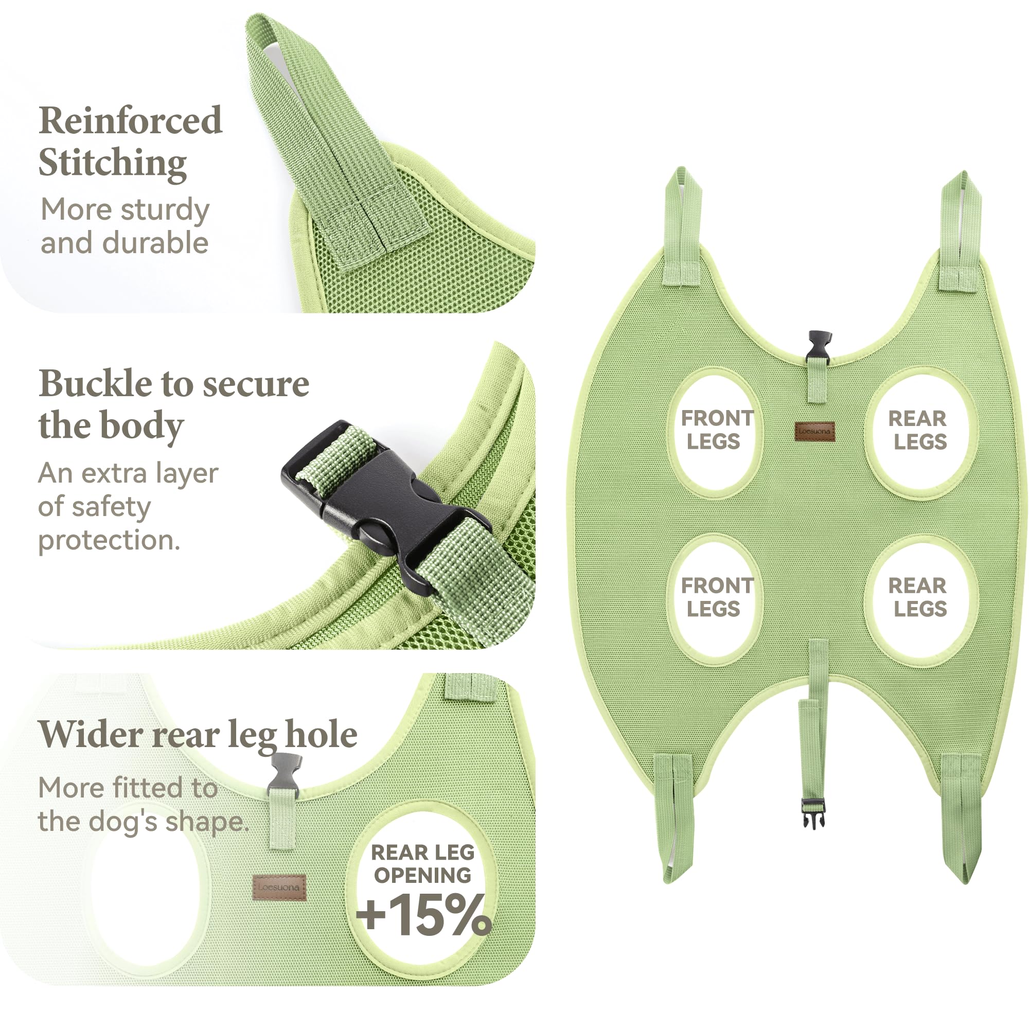 Loesuona dog grooming bag included with tools keeps your grooming area organized.