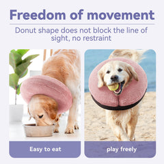 Loflaze donut valve close up highlights easy air adjustment for a comfortable fit