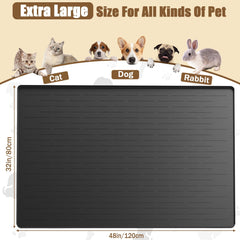 LOGIFTVE waterproof-silicone-pet-mat provides leakproof protection, helping floors stay clean during mealtimes.