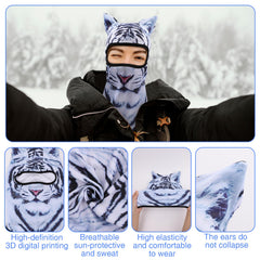 LOGJAM Cat Shiesty mask design B prioritizes breathable comfort on hikes.