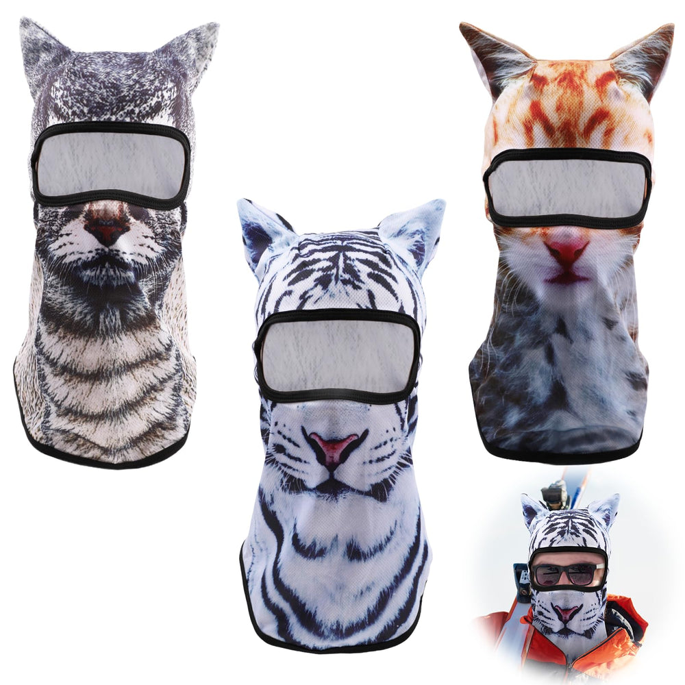 LOGJAM Cat Shiesty mask with ears design enhances playful outdoor style.
