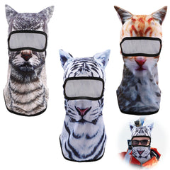 LOGJAM Cat Shiesty mask with ears design enhances playful outdoor style.