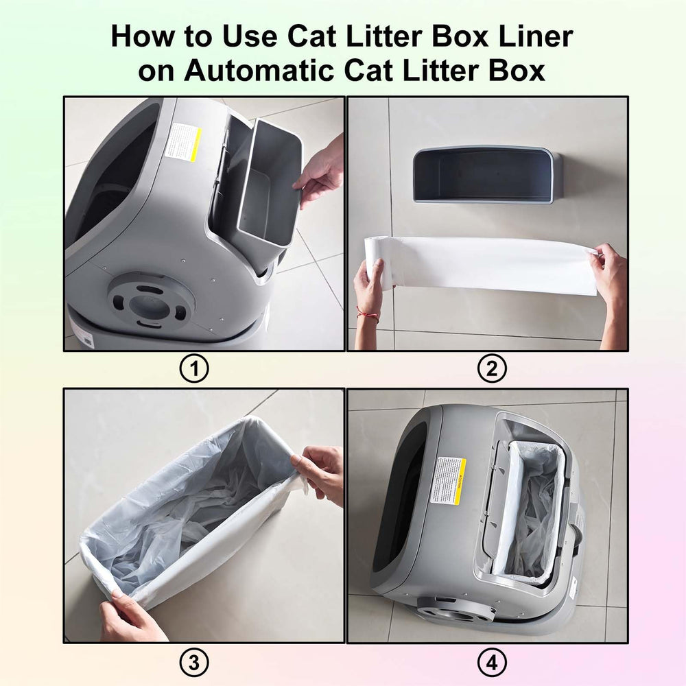 Lohhuby 17.7x17.7-inch bags provide ample coverage for litter boxes.