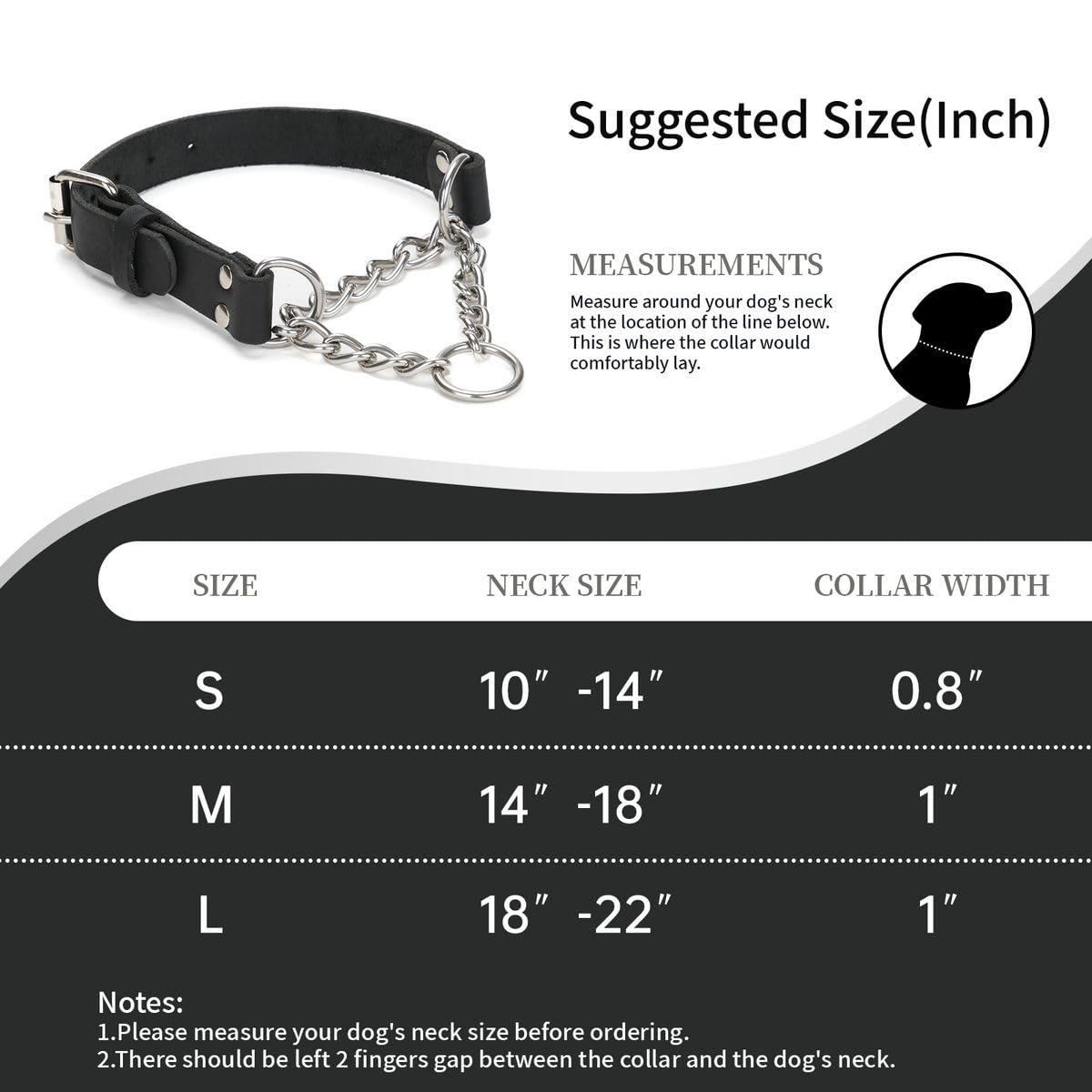 LOIIHEII Martingale Collar adjustable-loop enables a customizable fit for different breeds.