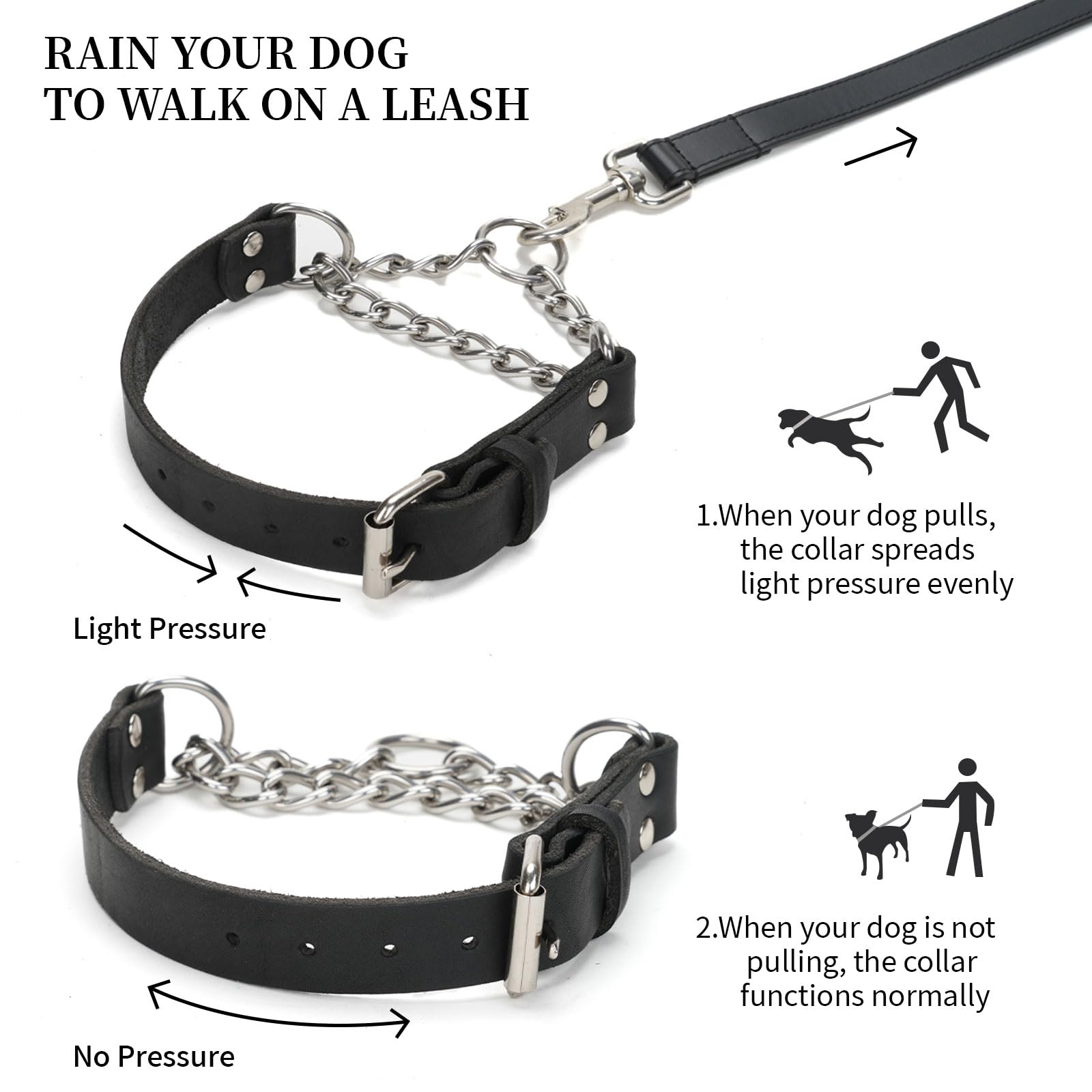 LOIIHEII Martingale Collar supports calmer walks with humane training design.