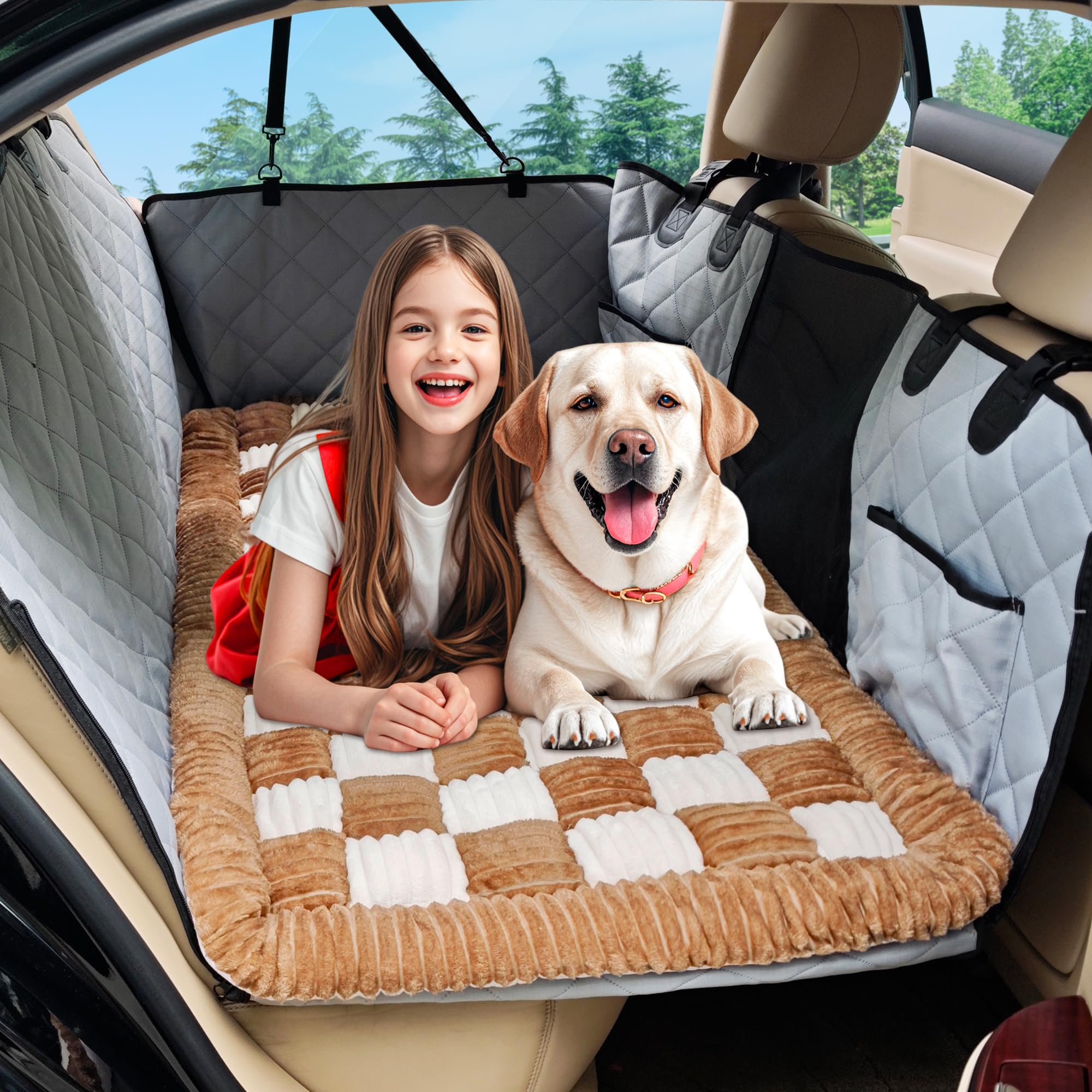 Loiion dog car bed mat packaging note fluff returns within 24 hours