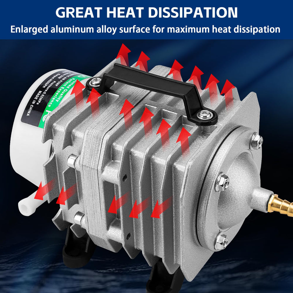 Lokgd no-lubricant design keeps output air clean and maintenance-friendly.
