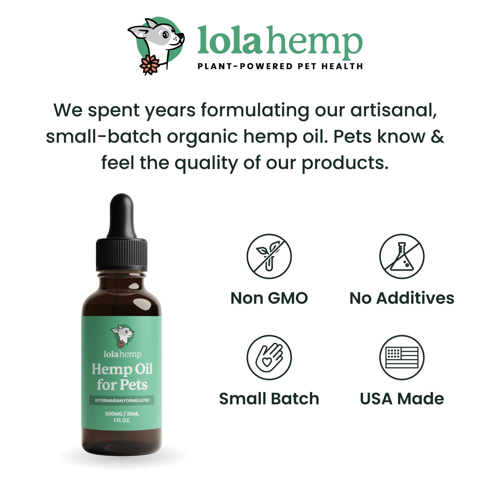Lolahemp skin and coat image shows healthy shine and coat condition.