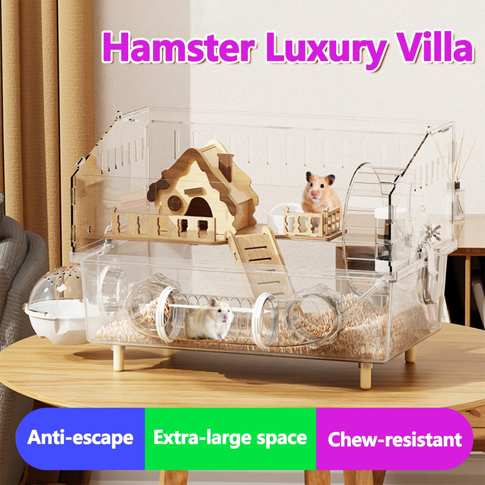 LOLLBIRD hamster cage ventilation slots close-up highlighting airflow for comfort.