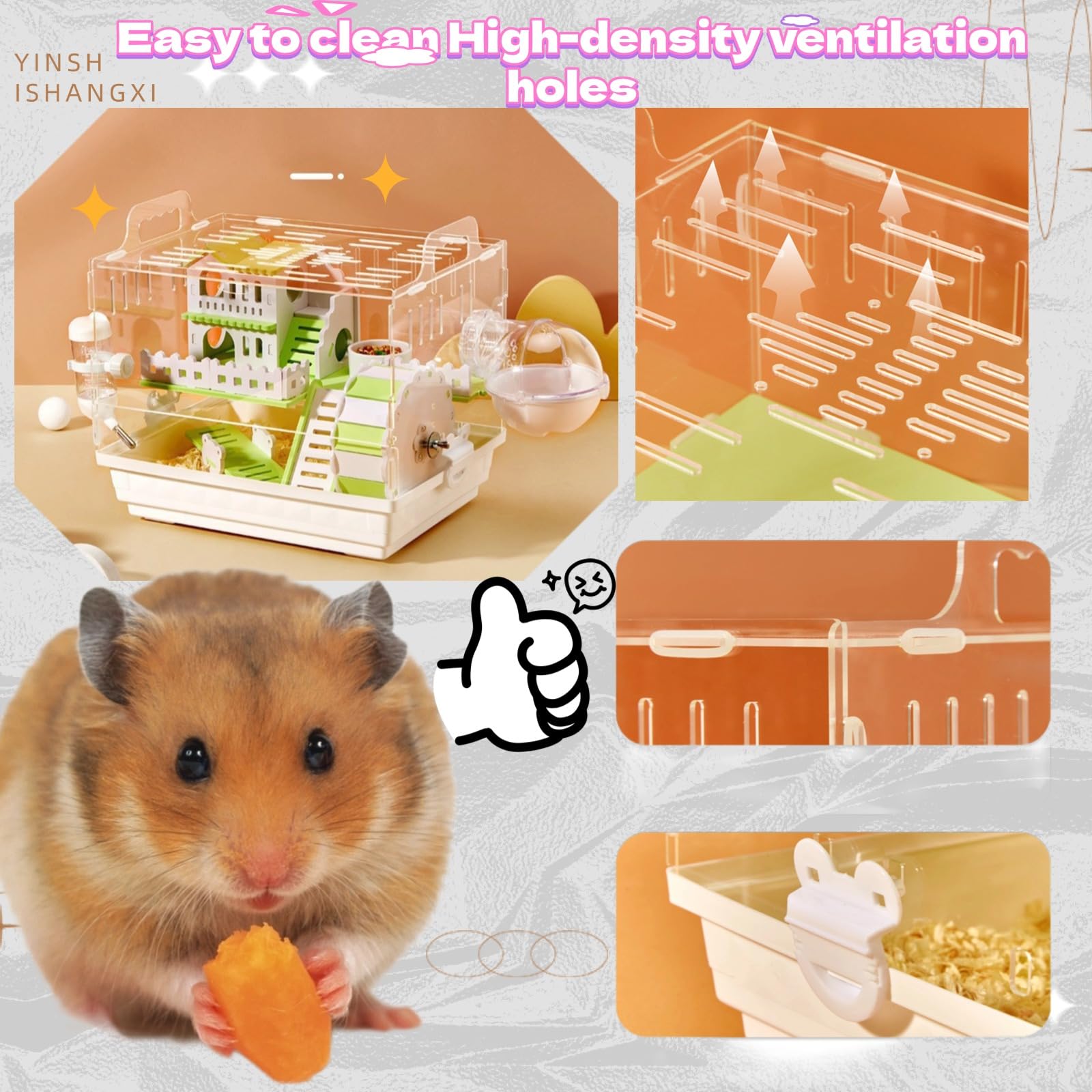 LOLLBIRD ventilation design with top and side slots promotes fresh air.