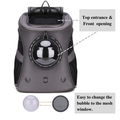LOLLIMEOW carrier shows three ventilation holes ensuring fresh air