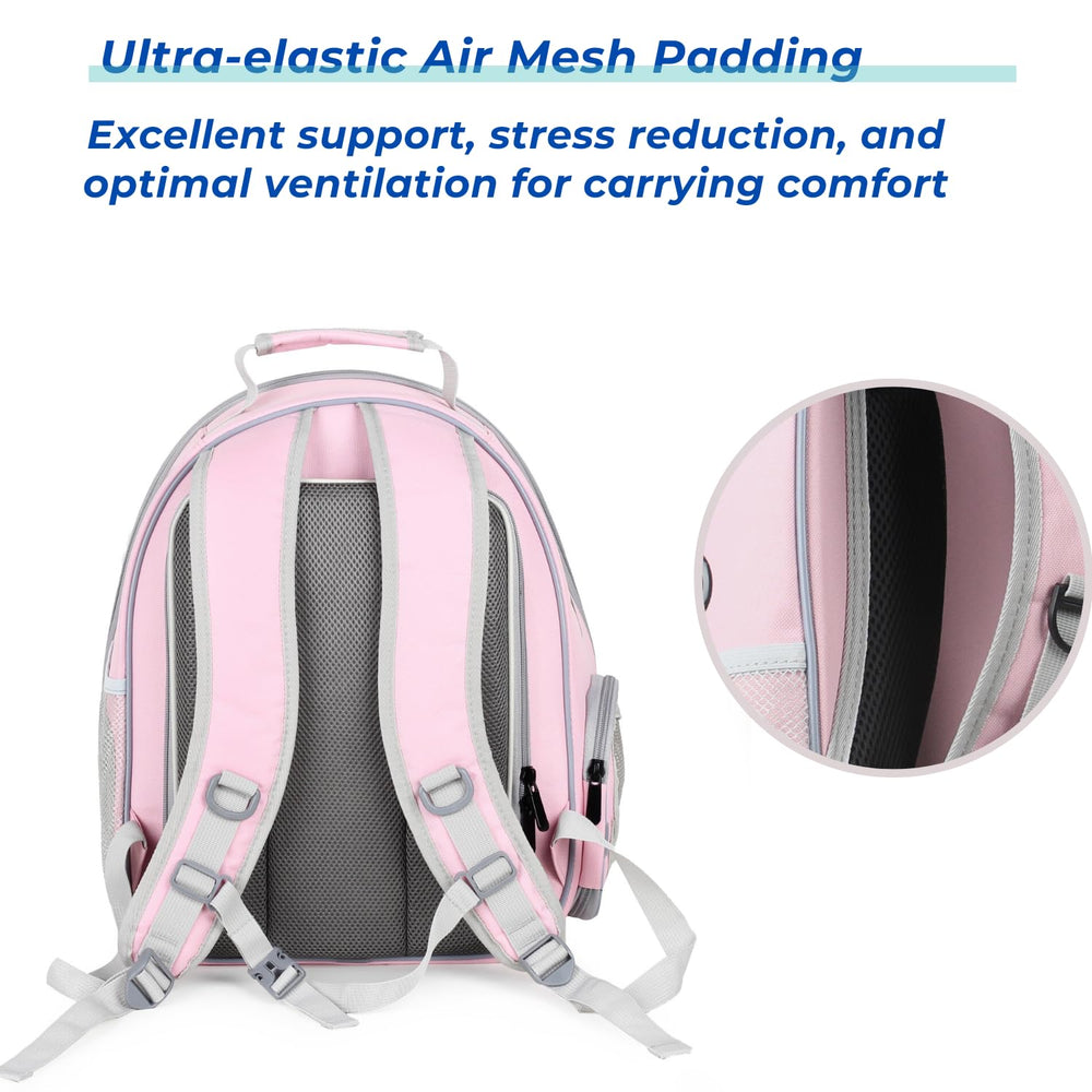 Lollimeow all season padding provides cushioned comfort during car or cabin travel