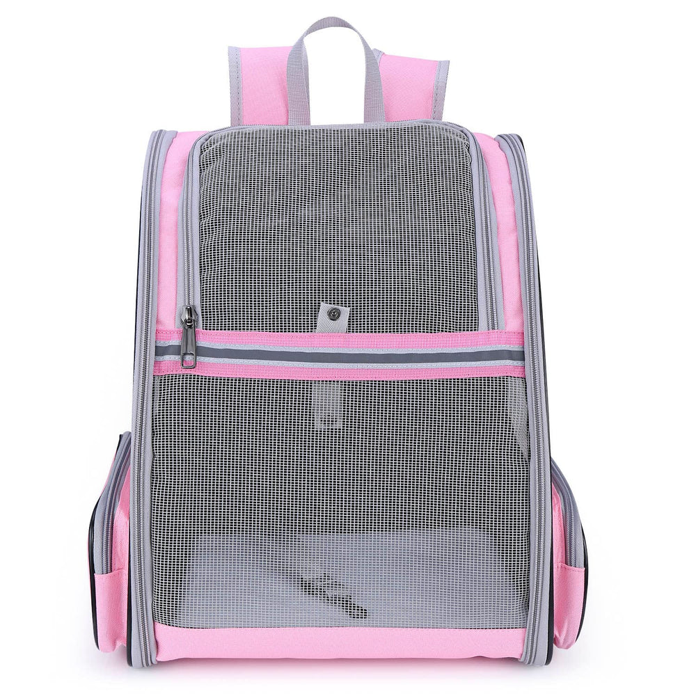 Lollimeow cat backpack carrier includes dual cushions for maximum comfort.