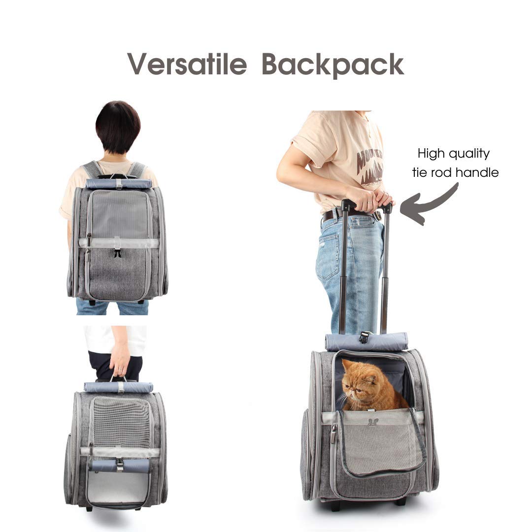 LOLLIMEOW durable waterproof material keeps the carrier protected
