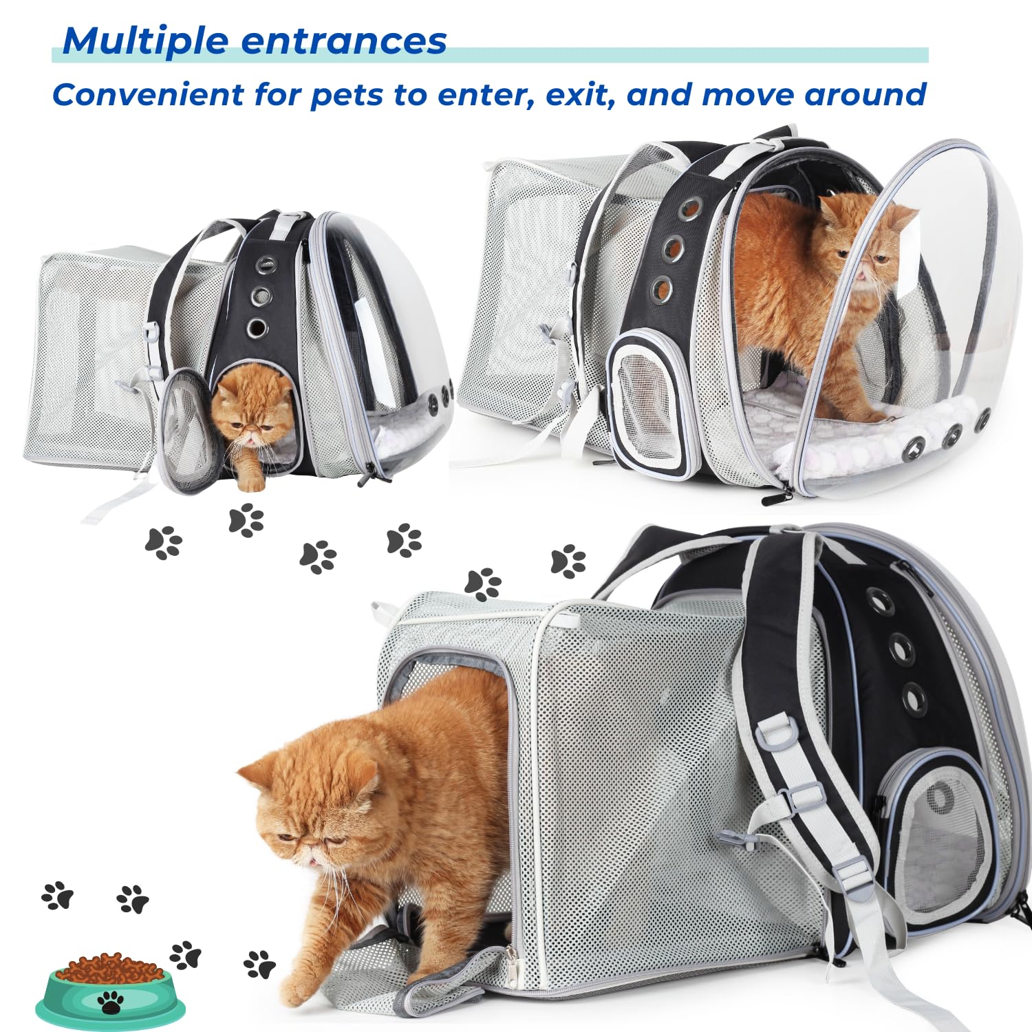 LOLLIMEOW hard base and cushion deliver a cozy ride for pets