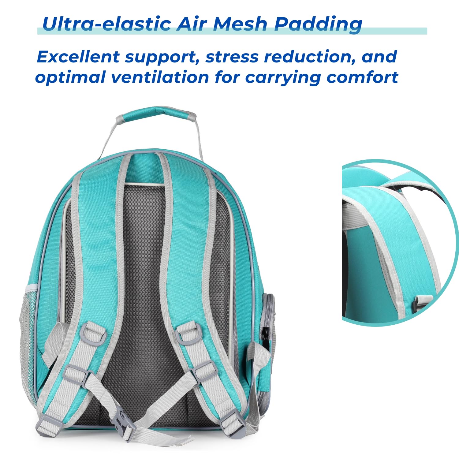 LOLLIMEOW plush blanket included adds cozy comfort inside the carrier