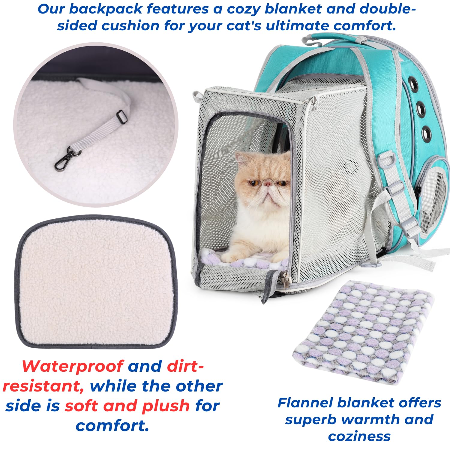 LOLLIMEOW travel organization pocket keeps treats and bowls within reach