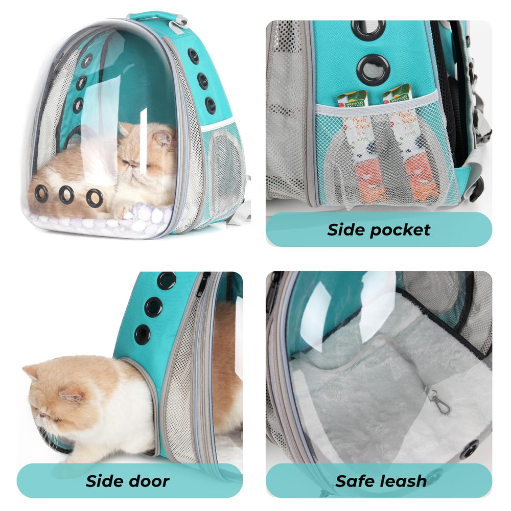 LOLLIMEOW included mat and plush blanket for cozy trips