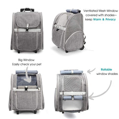 LOLLIMEOW rollable window shades grey provide privacy and warmth