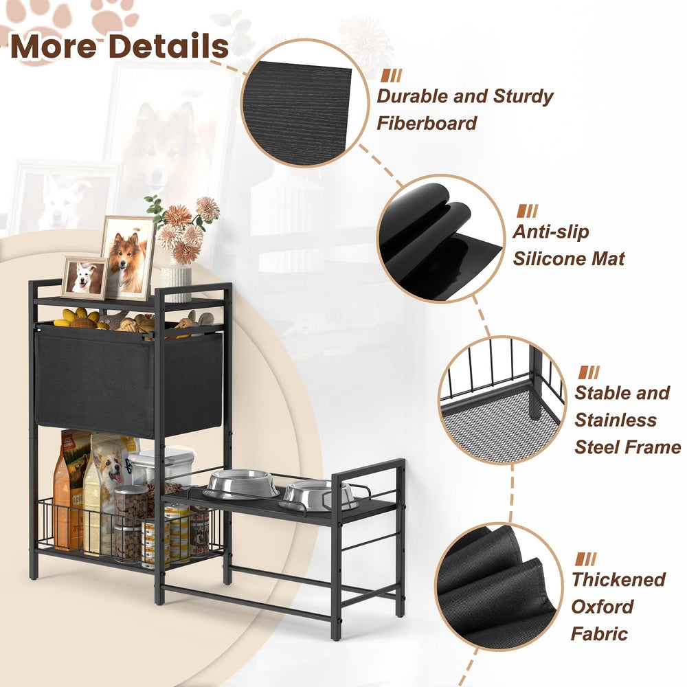 Lomivra easy-clean design with anti-slip mat and wipeable surfaces.