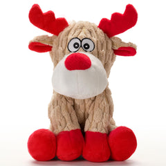 loncoldy dog christmas reindeer toy front view promotes active play and holiday bonding