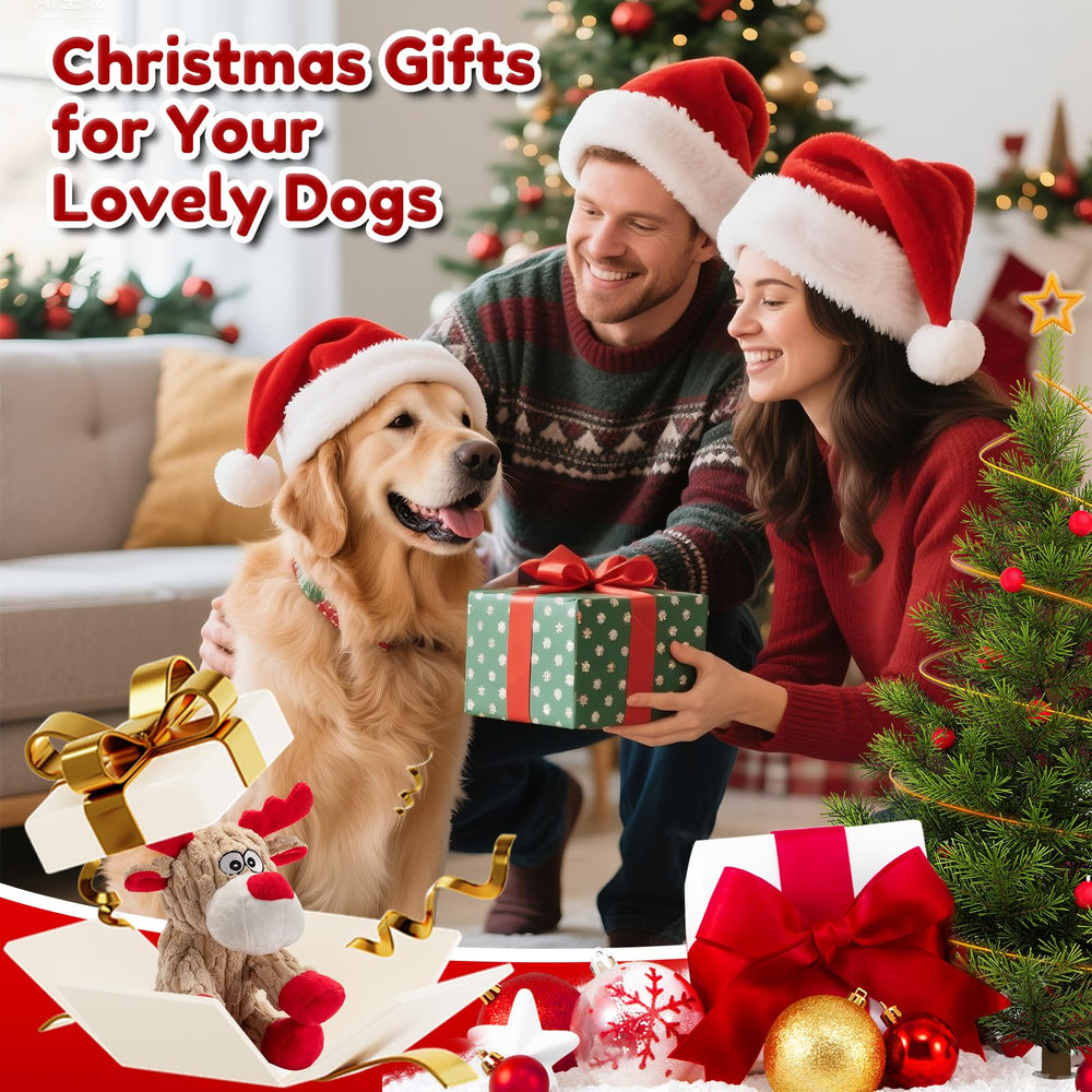 loncoldy dog christmas reindeer toy gift-idea conveys festive joy for dogs