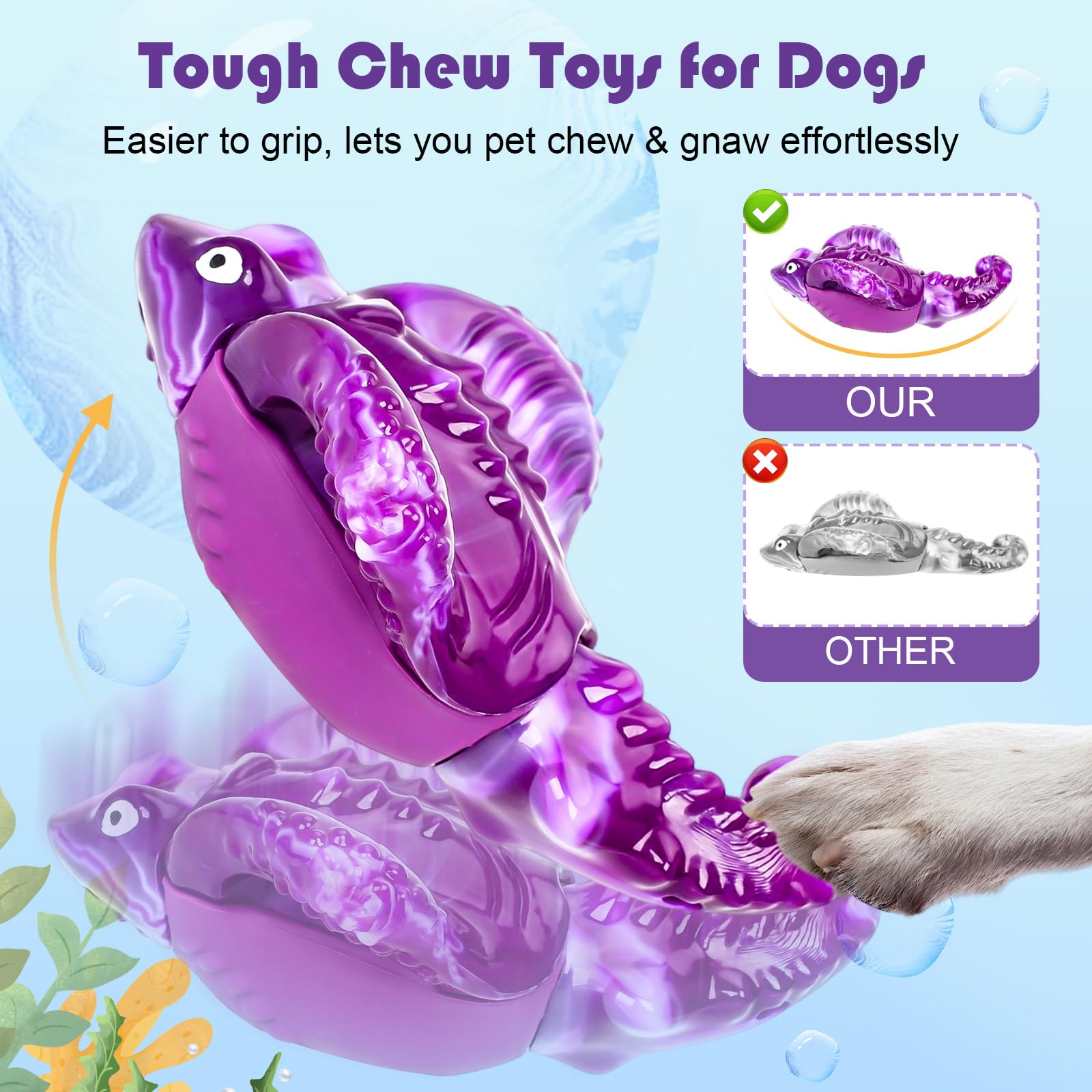 Loncoldy dog toy with peanut butter play idea for longer engagement.