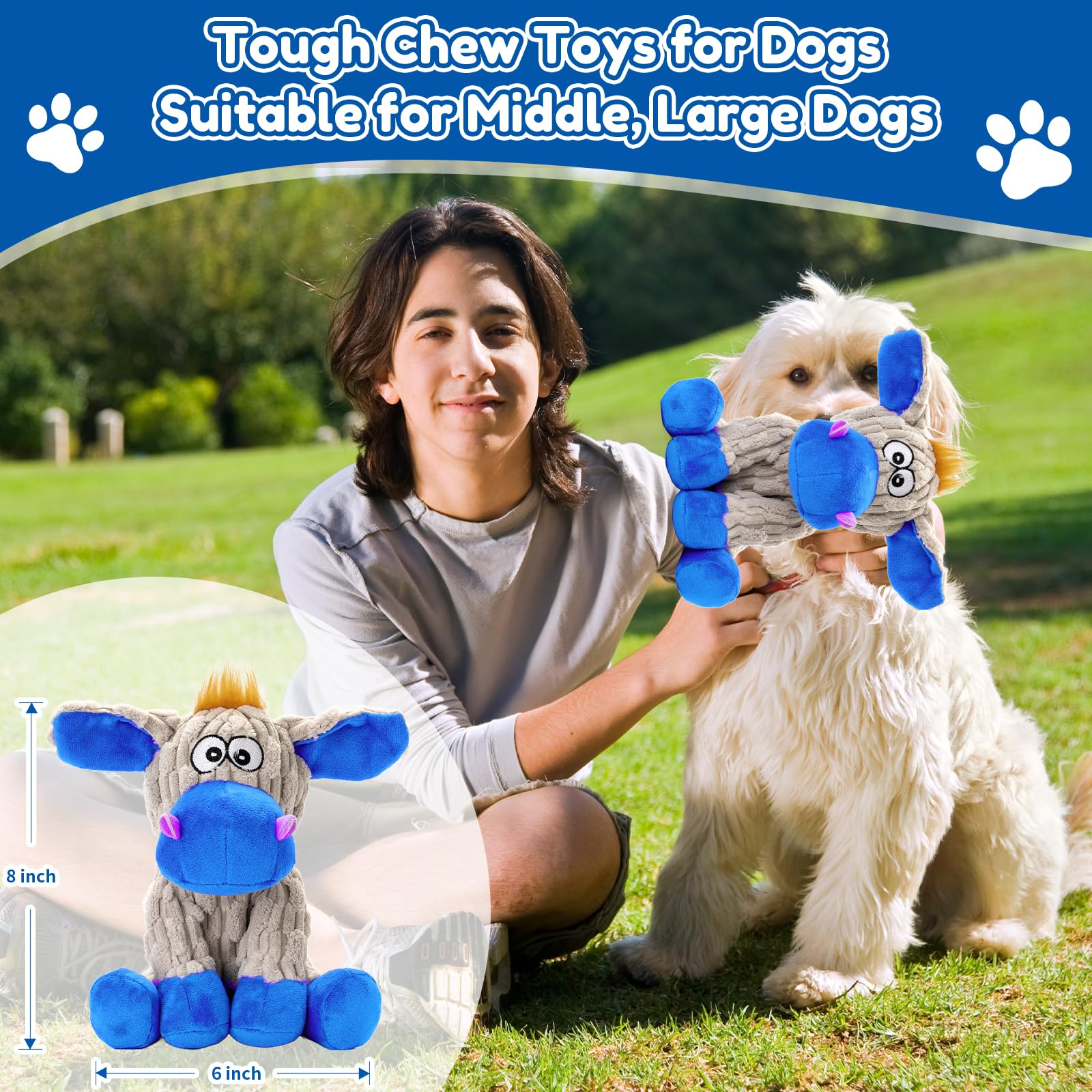 loncoldy gift-ready dog toy suitable for birthdays and holidays