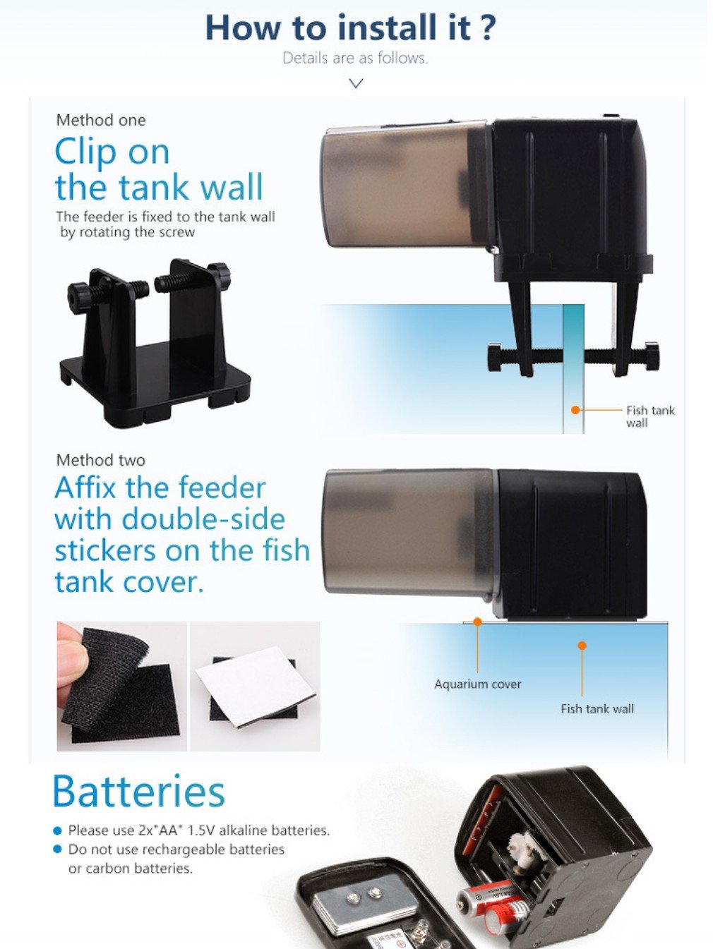 LONDAFISH ABS plastic body for durable, lightweight setup.