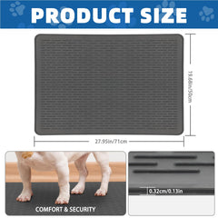 Lonepetu silicone grooming mat highlights durable, wear-resistant material.