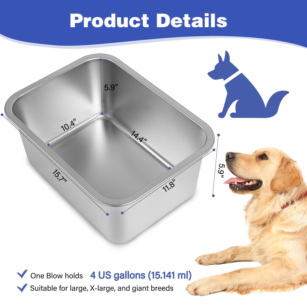 Lonepetu stainless steel dog bowl close-up emphasizes durability and premium finish