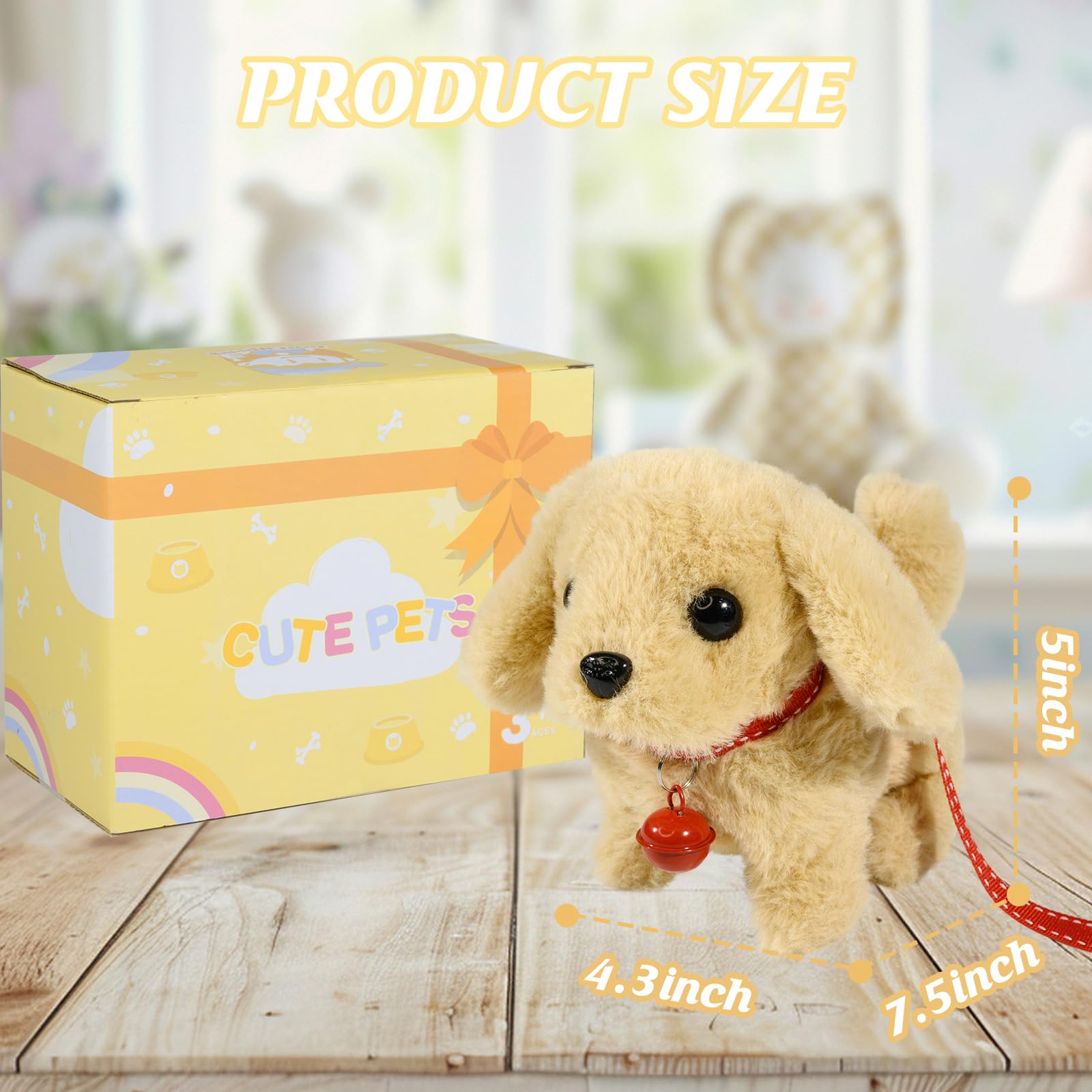 Lonfypeng plush dog head-pat response mirrors lifelike interaction.