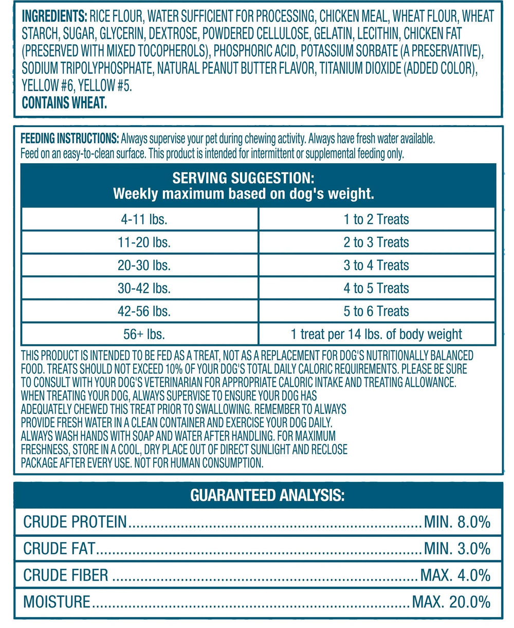 Long-Lasting Munchy Bones for Dogs medium chew suitable for midsize and large breeds.