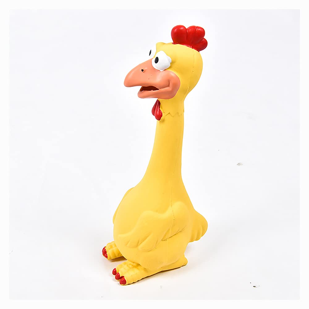 Long River horse toy rubber chicken bite for durable fetch and interactive play.