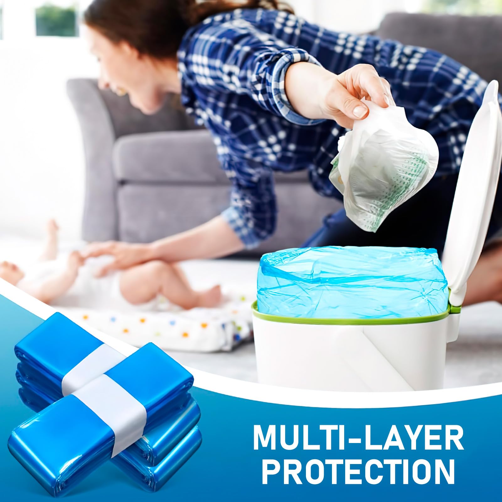 LONMATO tear-resistant bags for durable, leak-free use