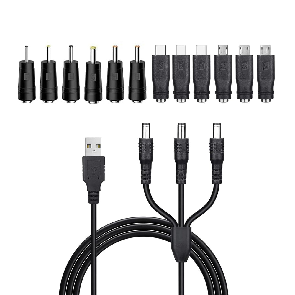 LONNKY 12-in-1 charging cable front view for quick multi-brand collar charging