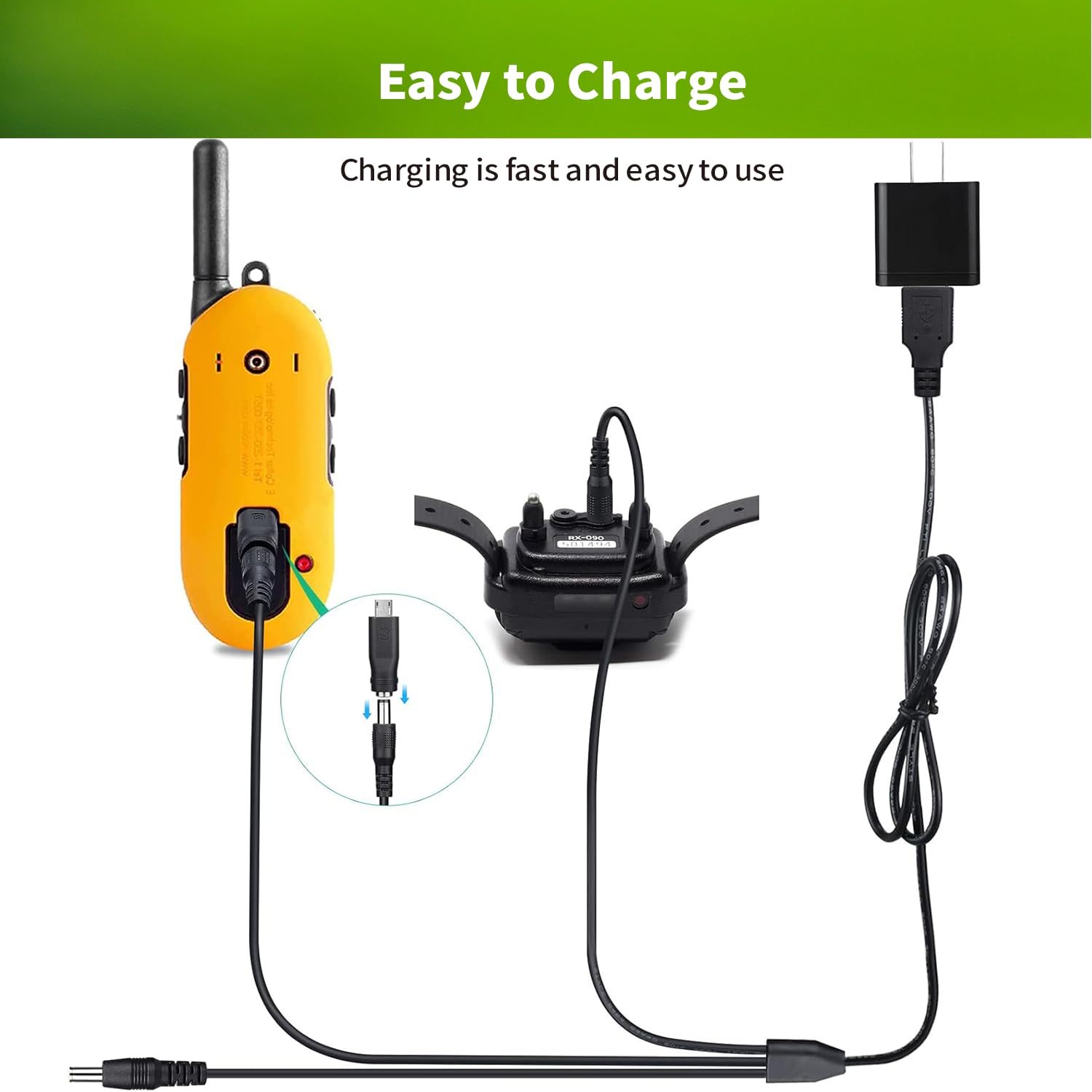 LONNKY simultaneous charging view demonstrates remote and receiver charging at once