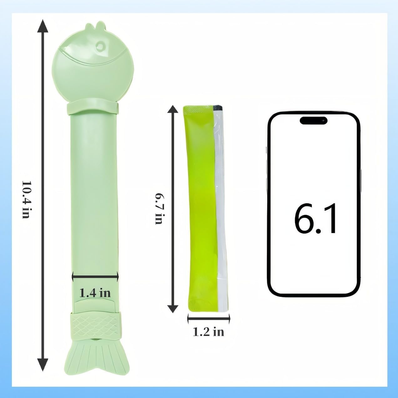 Lonsenbao cat spoon 2.4-inch face aids precise dispensing.