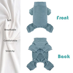 LONTEPET easy-pullover dog jumpsuit ideal for quick outfits and walks
